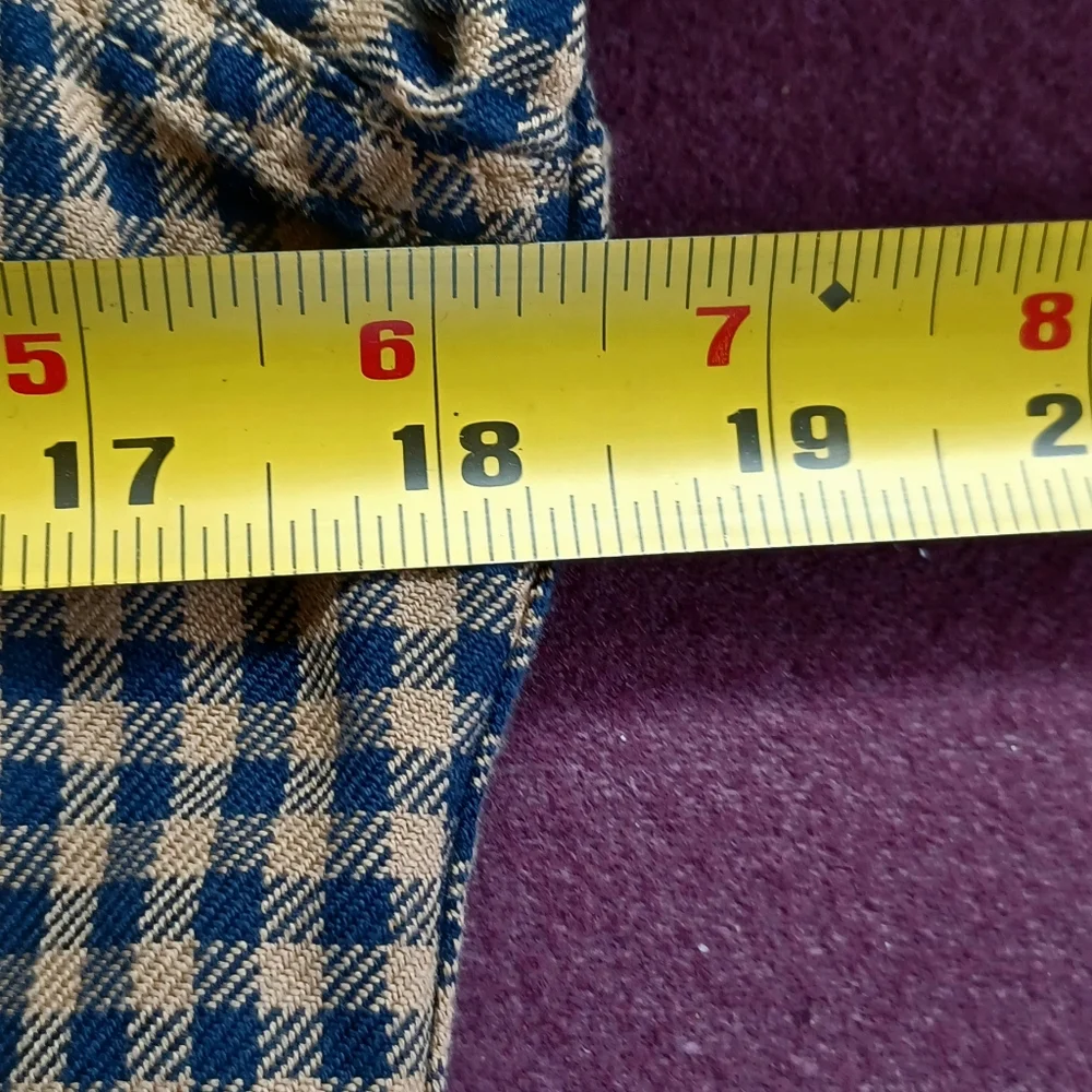 J Crew Flannel (Navy/Tan)!